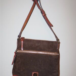 Dooney & Bourke Brown and Tan Crossbody Bag